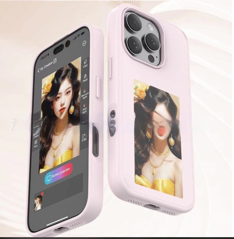 Screen Phone Case  Personalized Phone Cover Battery Free New Designer Luxury Phone Case